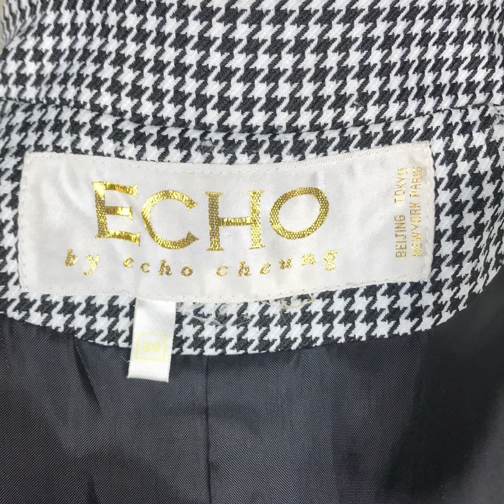 Vintage Echo Cheung houndstooth classic - Picture 6 of 8